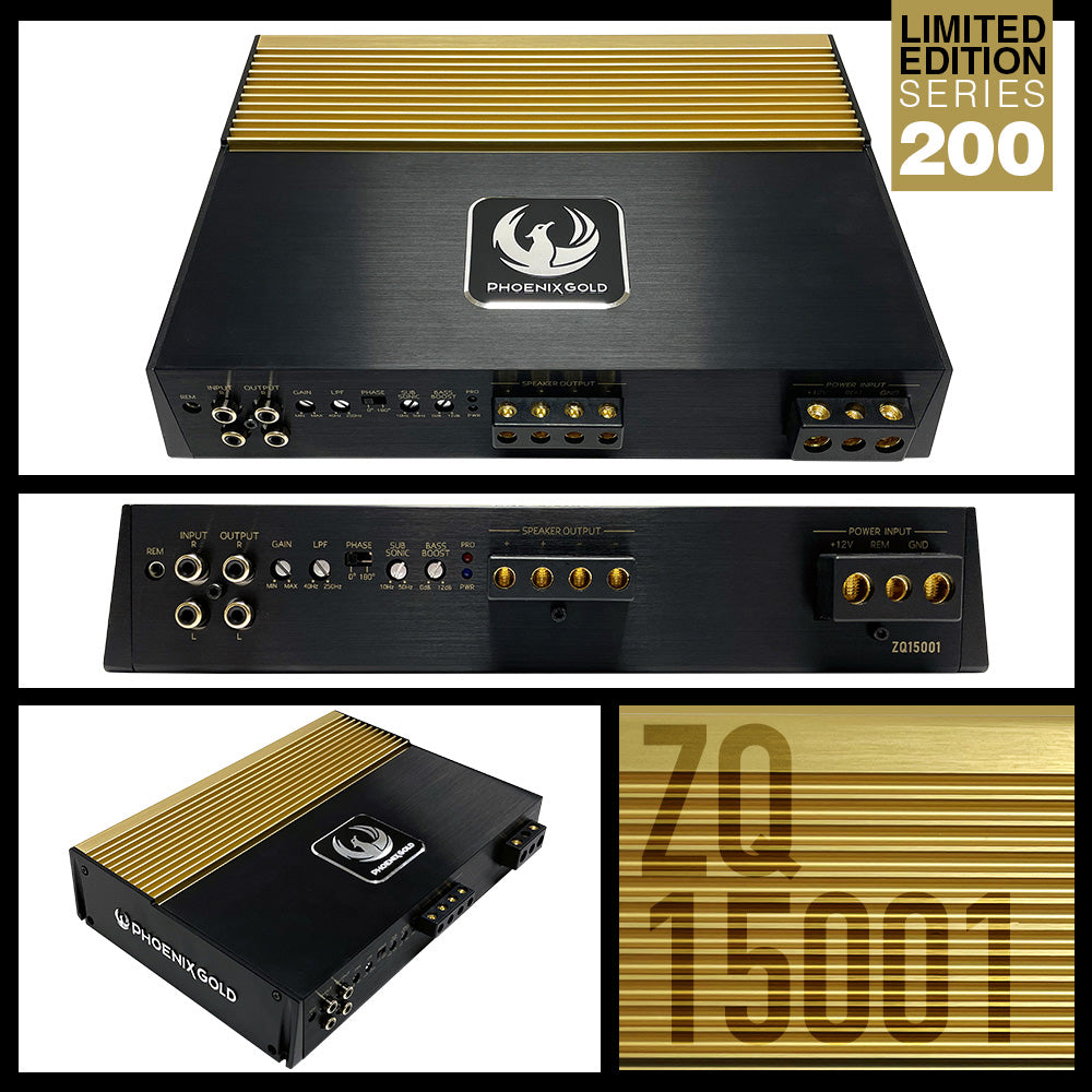 Phoenix Gold ZQ15001 Monoblock Class-D Amplifier 1500 Watt