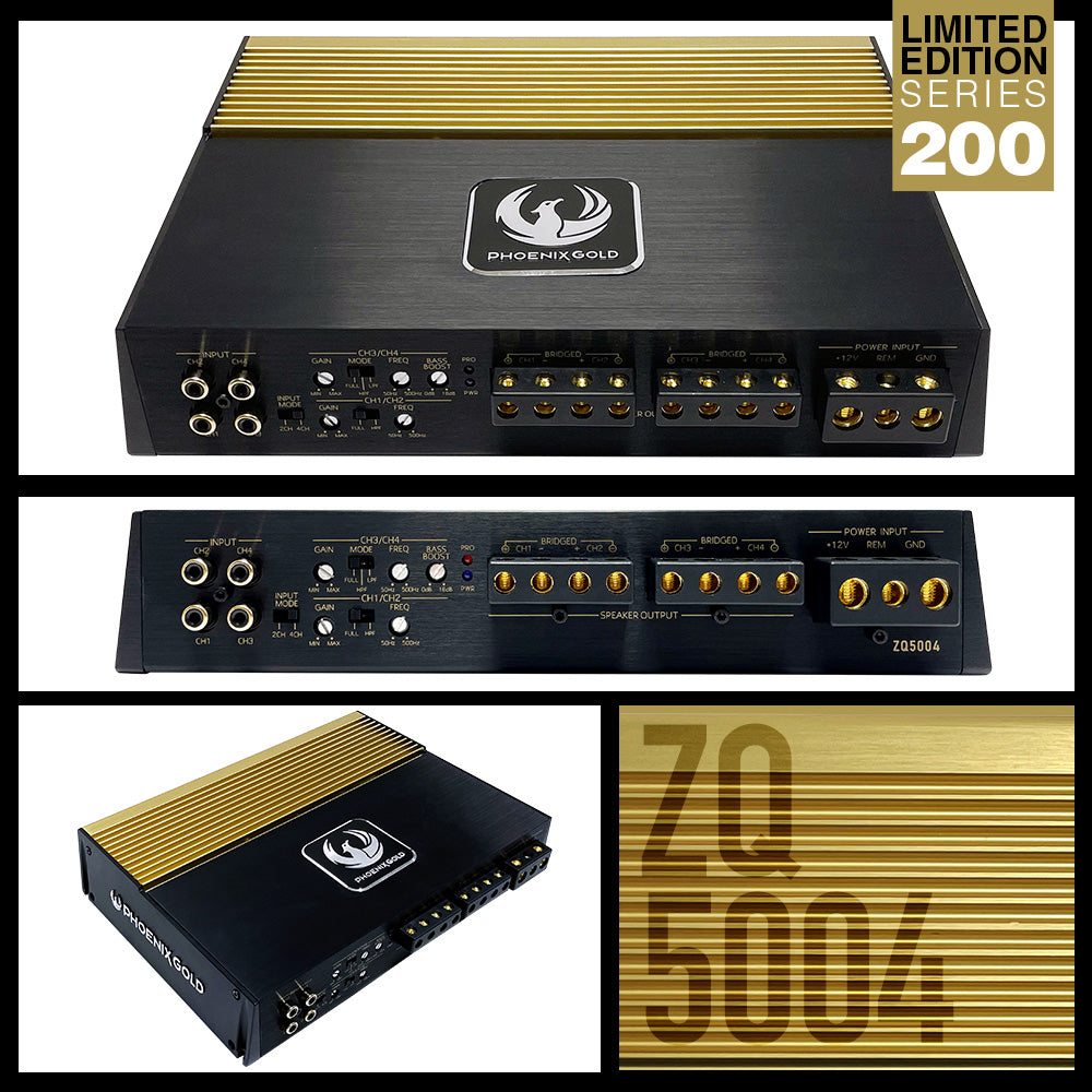 Phoenix Gold ZQ5004 – 4-Channel Class A/B High End Amplifier