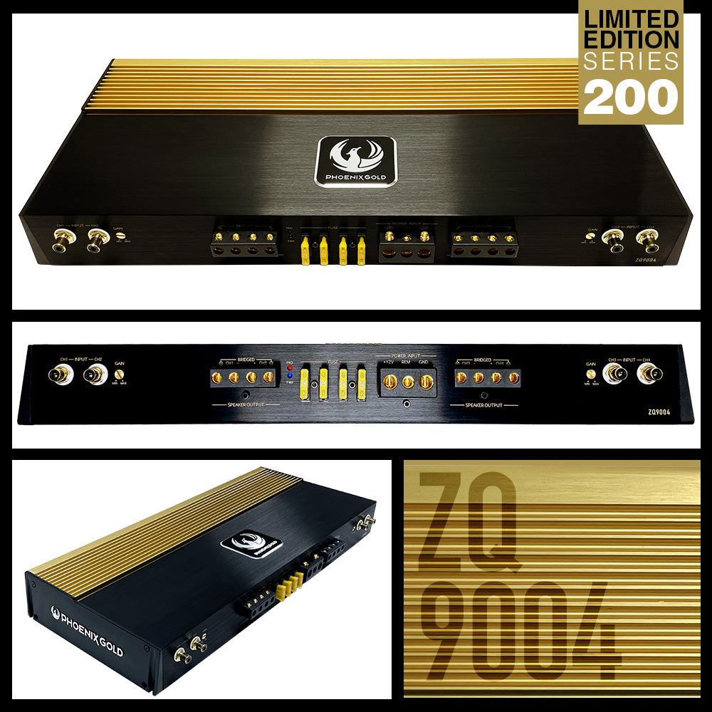 Phoenix Gold ZQ9004 – 4-Channel Class A/B High End Limited Edition Amplifier