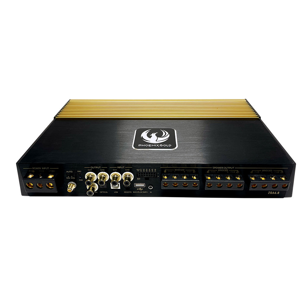 Phoenix Gold ZQA6.8 – 6-Channel High End Amplifier with 8-Channel DSP Limited Edition