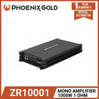 Phoenix Gold ZR10001 Z series CLASS D Monoblock Subwoofer Amplifier with 1000W RMS power