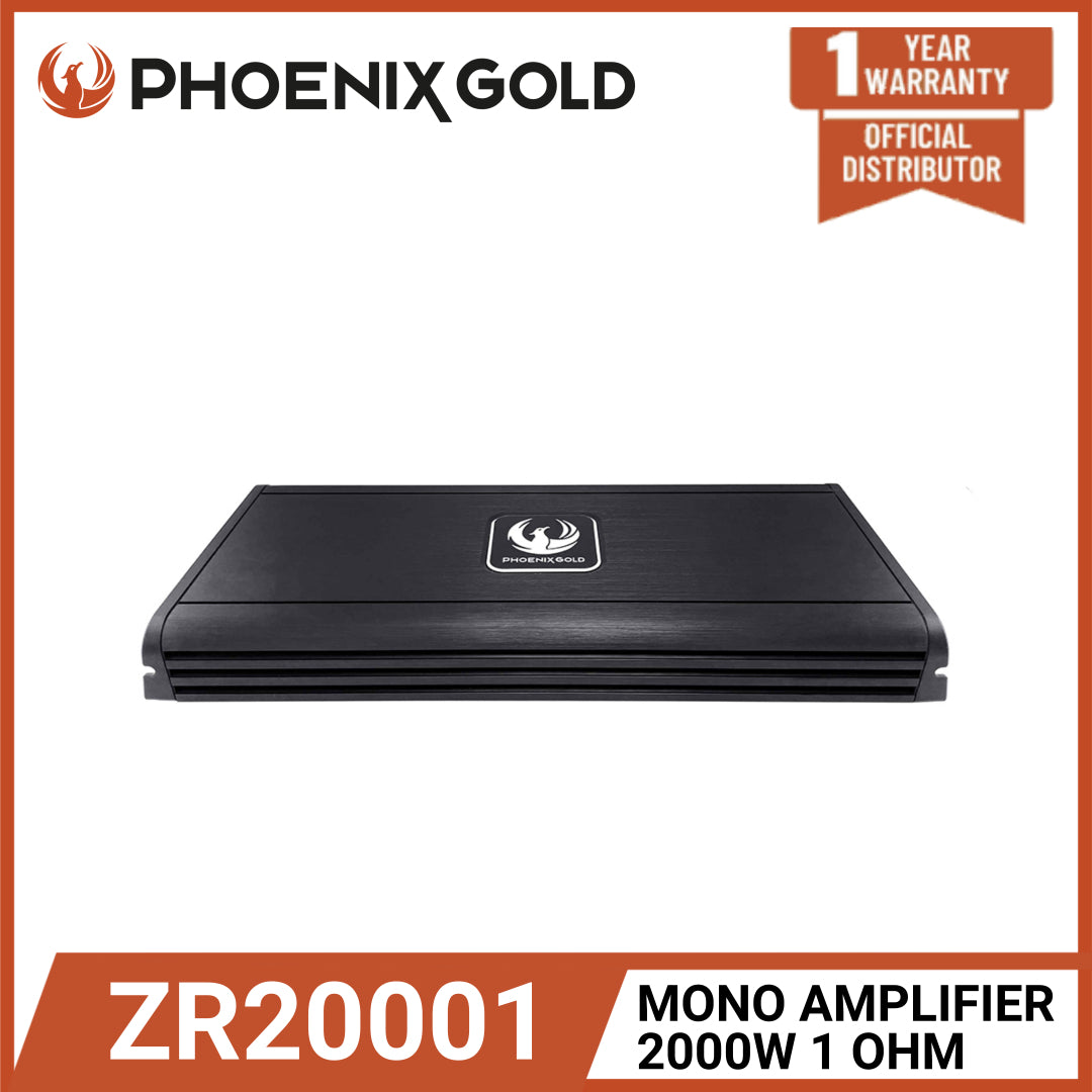 Phoenix Gold ZR20001 NEW Z series Class-D Monoblock with 2000W RMS power