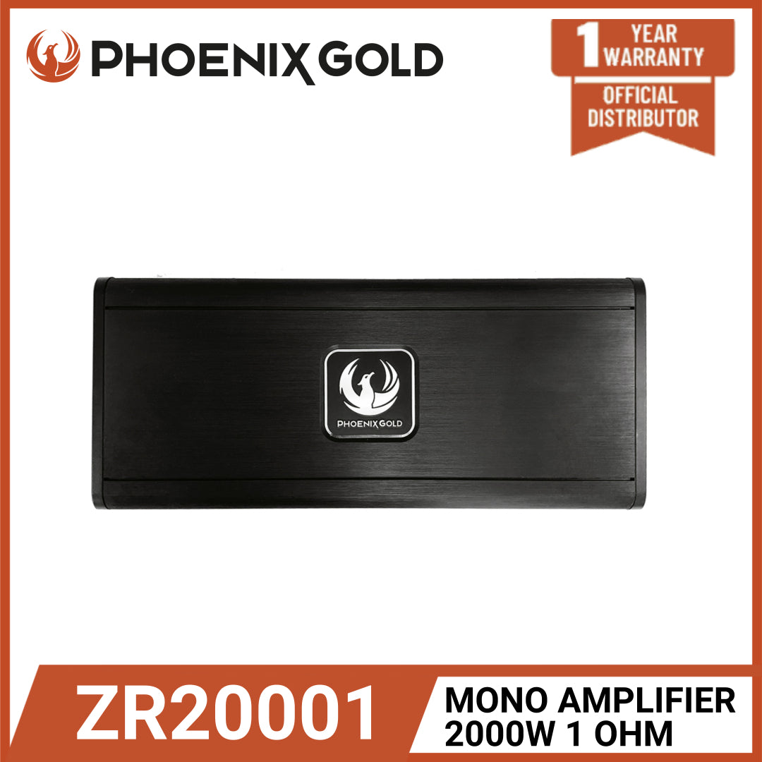Phoenix Gold ZR20001 NEW Z series Class-D Monoblock with 2000W RMS power