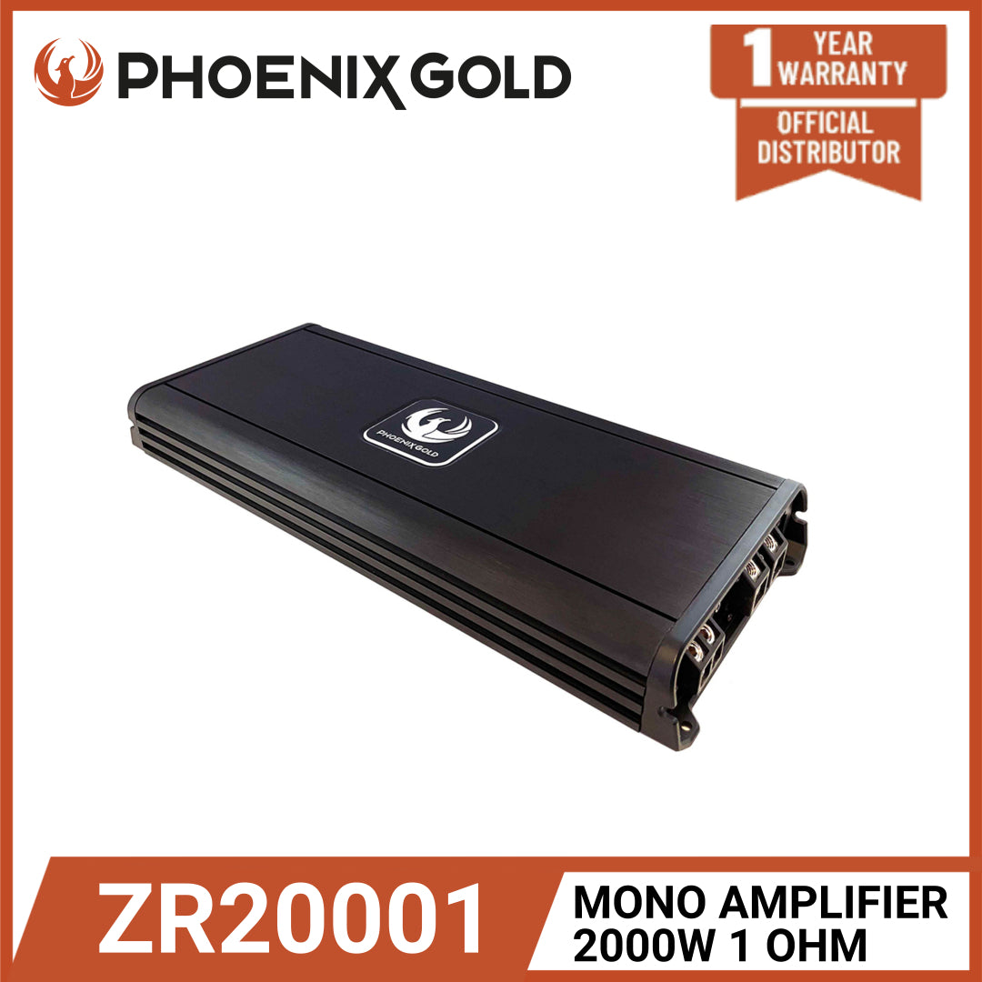 Phoenix Gold ZR20001 NEW Z series Class-D Monoblock with 2000W RMS power