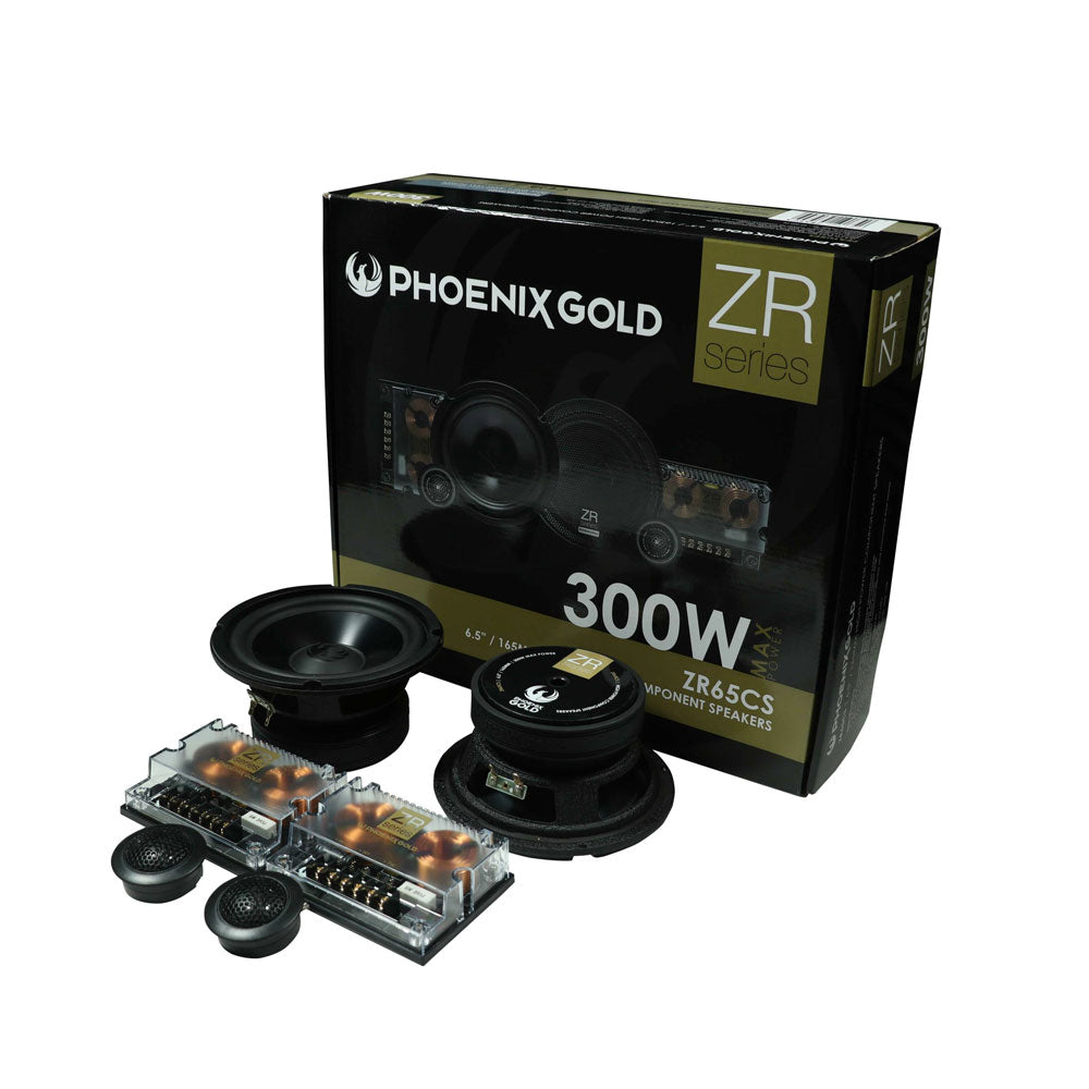 Phoenix Gold ZR65CS ZR Series 6".5 Inch 165mm High Powered Component Speakers 300w