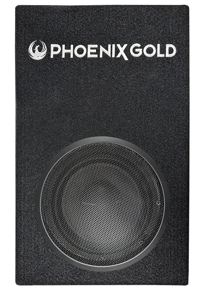 PHOENIX GOLD ZX18PBS 8-Inch Downfire Slim Subwoofer Box 400W Max Power