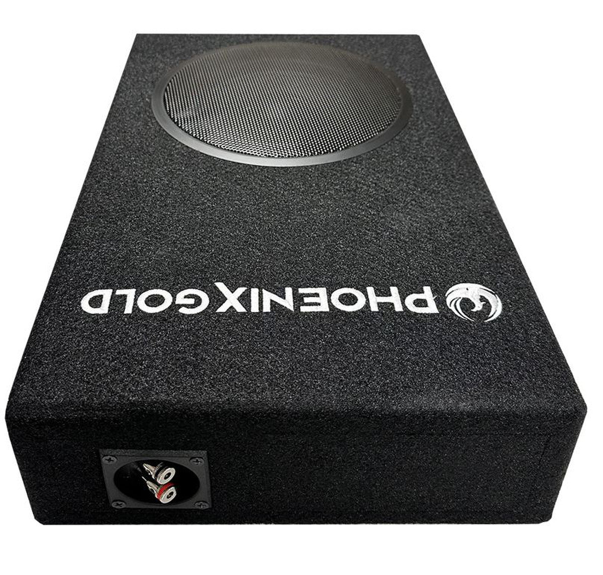 PHOENIX GOLD ZX18PBS 8-Inch Downfire Slim Subwoofer Box 400W Max Power