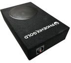 PHOENIX GOLD ZX18PBS 8-Inch Downfire Slim Subwoofer Box 400W Max Power