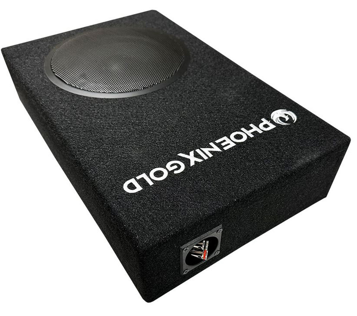 PHOENIX GOLD ZX18PBS 8-Inch Downfire Slim Subwoofer Box 400W Max Power