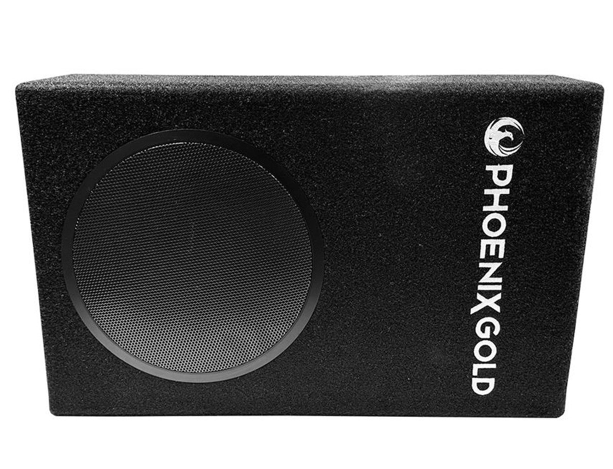 PHOENIX GOLD ZX18PBS 8-Inch Downfire Slim Subwoofer Box 400W Max Power