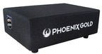 Phoenix Gold ZX18PDF 8 inch Ultimate 360 Degree Slim Subwoofer Box - 500W Max Power
