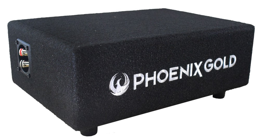 Phoenix Gold ZX18PDF 8 inch Ultimate 360 Degree Slim Subwoofer Box - 500W Max Power