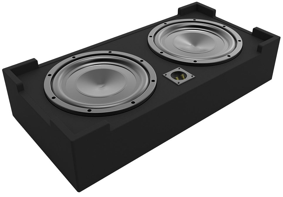 Pheonix Gold ZX210PBS 2 x 10" Subwoofer 700w Slim Passive Bass Box Enclosure