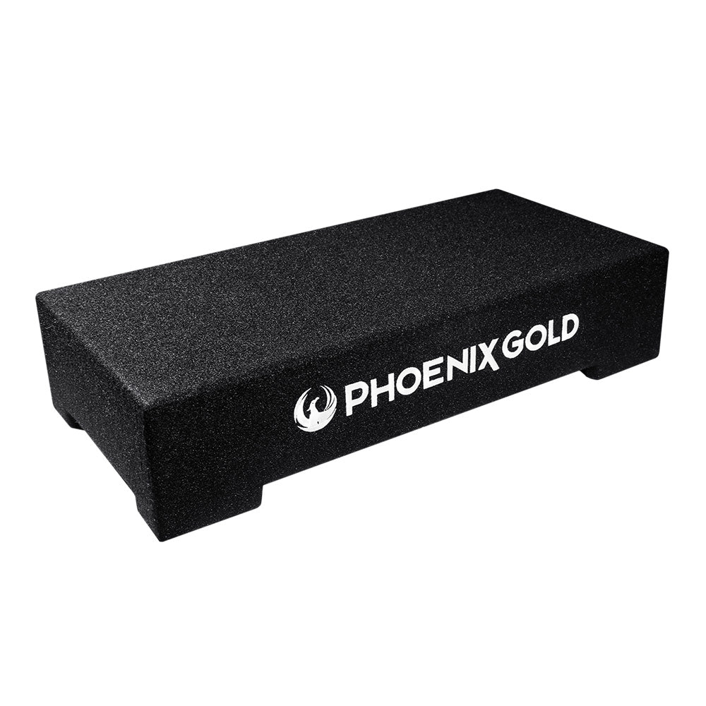 Pheonix Gold ZX28PBS 2 x 8" Subwoofer 250w Slim Passive Bass Box Enclosure