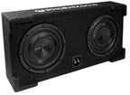 Pheonix Gold ZX28PBS 2 x 8" Subwoofer 250w Slim Passive Bass Box Enclosure