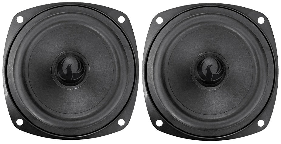 Phoenix Gold ZX35C 3.5″ 89mm Midrange Speaker with HP/LP Filter.