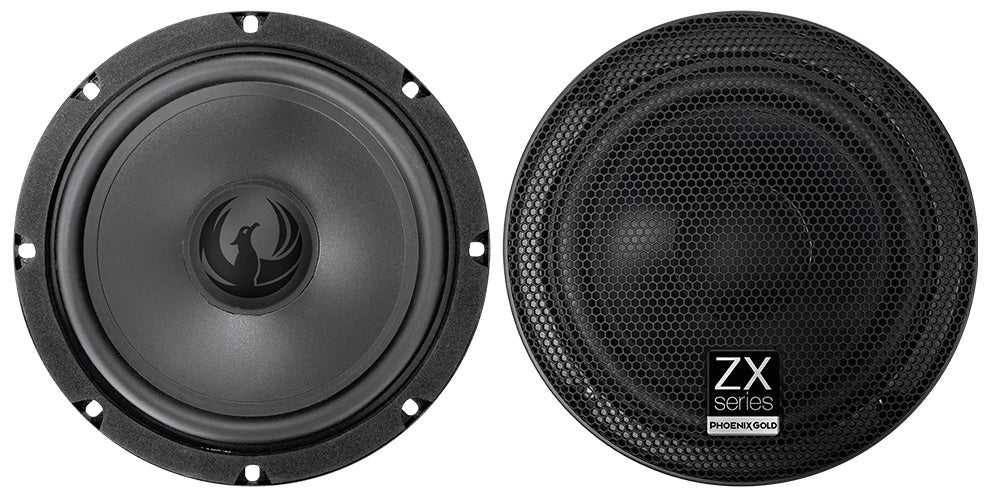 Phoenix Gold ZX65C ZX Series 6".5 Inch 165mm 2-Way Midrange Woofer with LP Filter120 Watt
