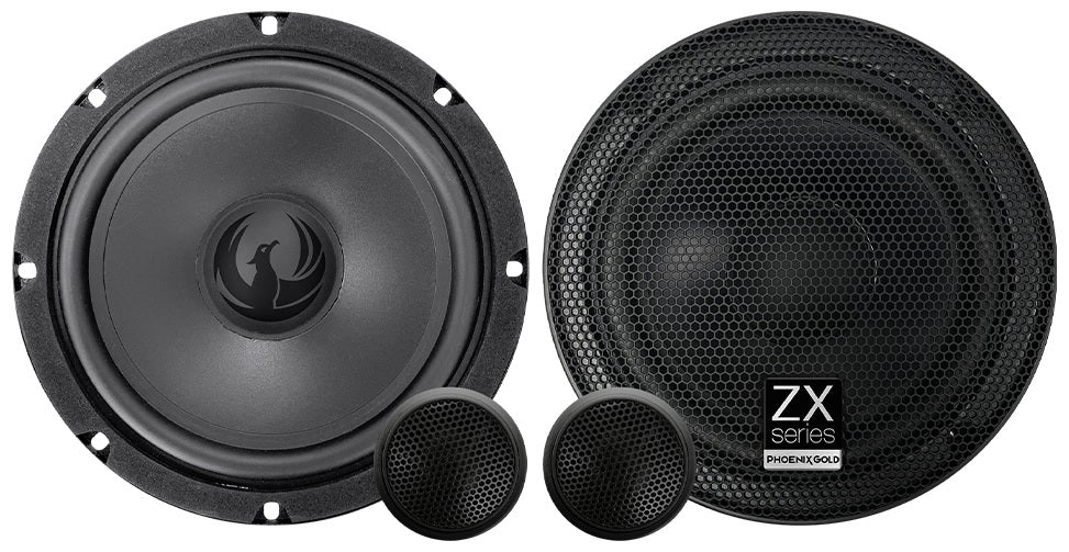 Phoenix Gold ZX65CS ZX Series 6".5 Inch 165mm Car Coponent Speakers 180w