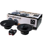 Phoenix Gold ZX65CX 6.5" 2 Way Coaxial Car Audio Speaker with Cable Filters