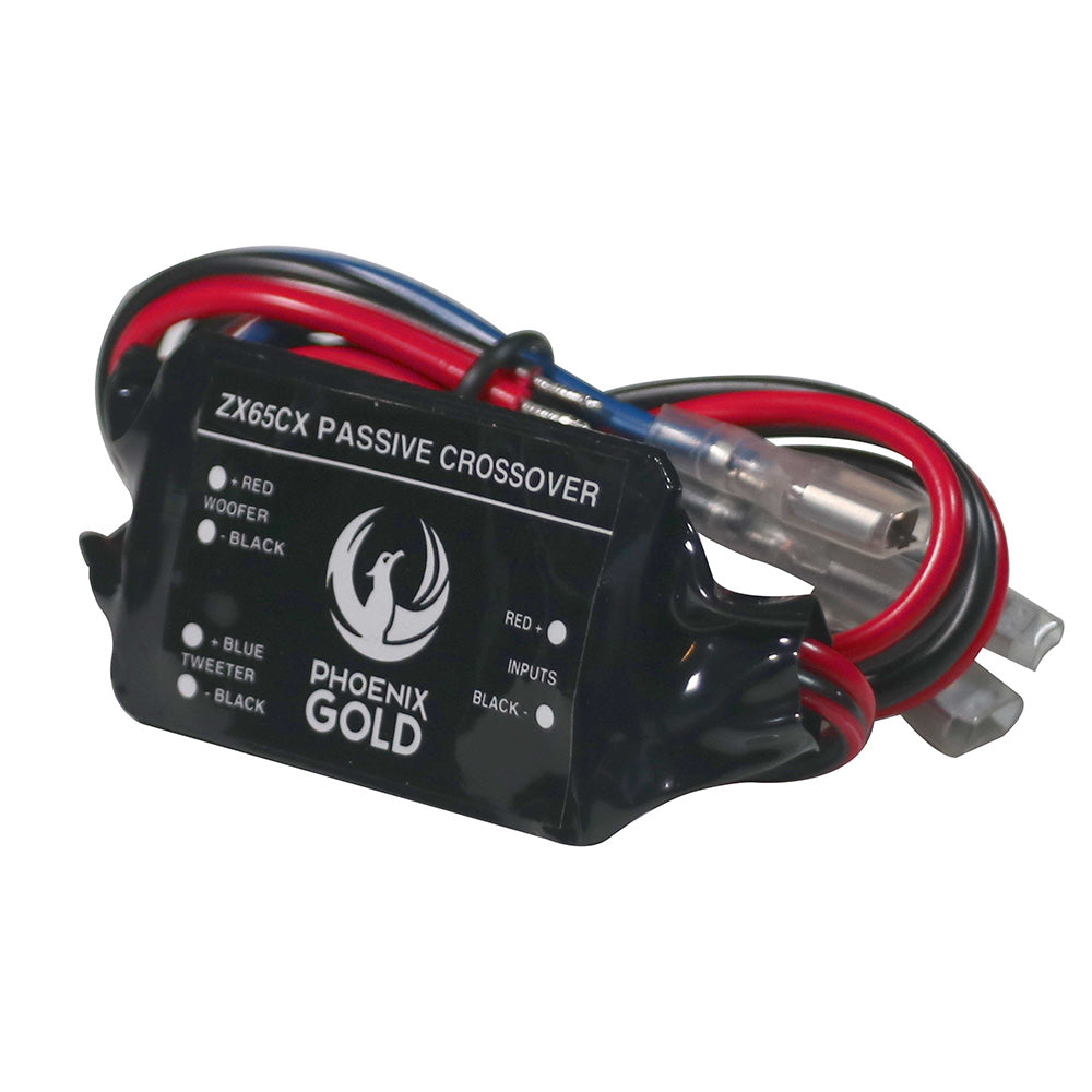 Phoenix Gold ZX65CX 6.5" 2 Way Coaxial Car Audio Speaker with Cable Filters