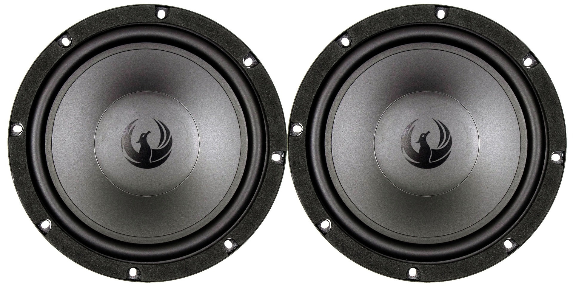 Phoenix Gold ZX8C ZXC-series 8 inch 209mm PRO Midrange Speakers/Subwoofers Pair RMS 120W -250W MAX