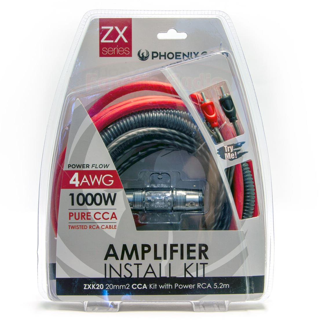 Phoenix Gold ZXK20 amplifier wiring kit CCA 4 Gauge (20mm²)