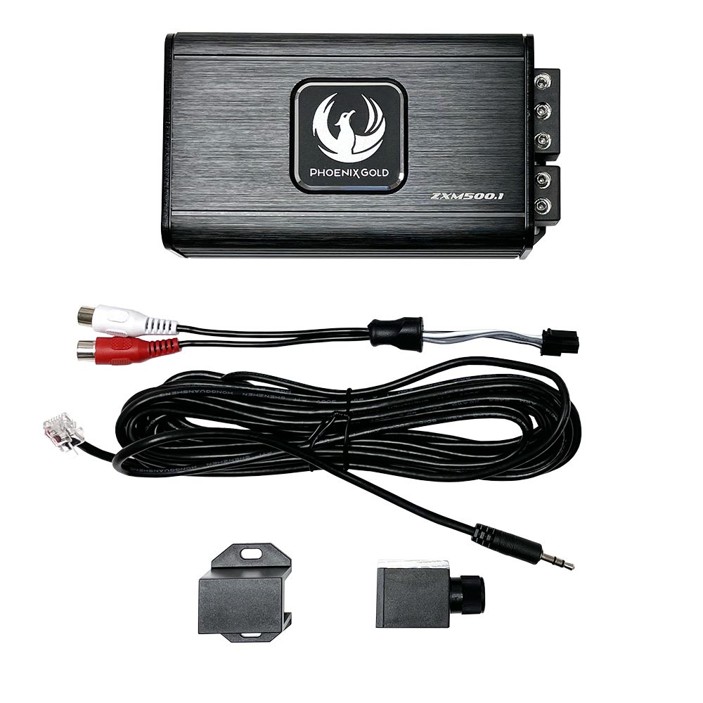 Phoenix Gold ZXM500.1i ZXM series Class-D Monoblock Compact Amplifier with 500W RMS power