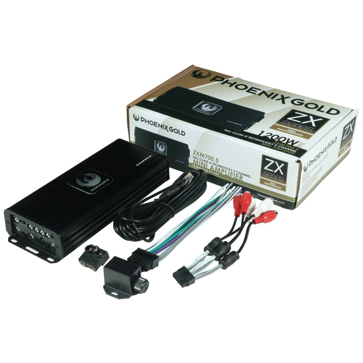 Phoenix Gold ZXM700.5 5 Channel Mini Amplifier Class D RMS Power 1200 W