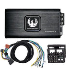 Phoenix Gold ZXMPMB1 includes a ZXM500.4 Amplifier ZXMISOT2 Mercedes ISO-T harness.