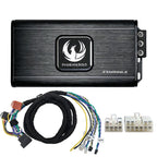 Phoenix Gold ZXMPT1 includes a ZXM500.4 Amplifier ZXMISOT2 Toyota ISO-T harness.