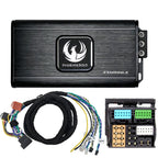 Phoenix Gold ZXMPVW1 Audi, VW, Seat includes a ZXM500.4 Amplifier ZXMISOT2 ISO-T harness.