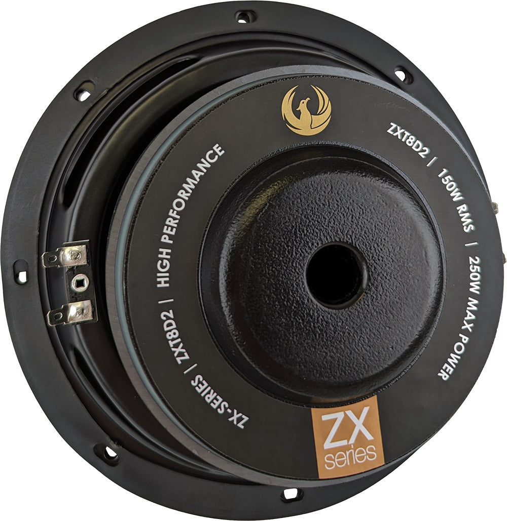 Phoenix Gold ZXT8D2 250W Max Power 8″ Slim Subwoofer