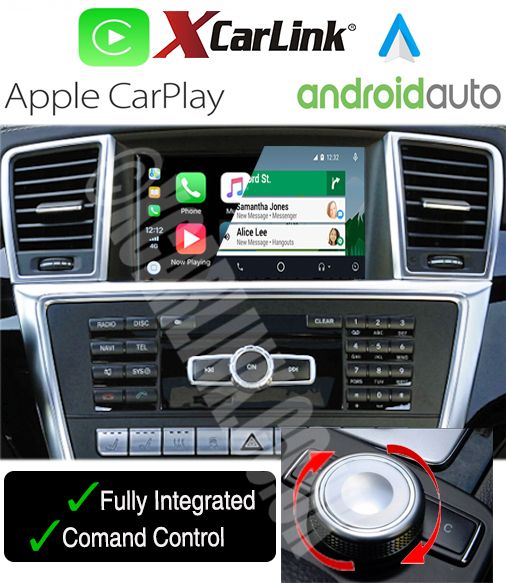 Audio Visual World Mercedes Ntg 4 5 Apple Carplay Android Auto Multimedia Retrofit Interface Kit Sku15245