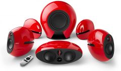 Edifier E255 Luna Wireless 5.1 Active Home Theatre Surround Sound Speaker System Red