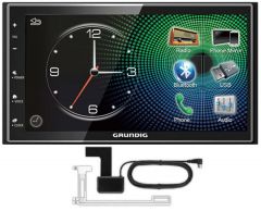 Grundig GX-3800 6.8“ 2 DIN DAB Radio with Carplay & Android Auto inc DAB Antenna