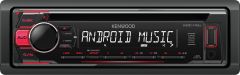Kenwood KDC-110R CD/MP3/WMA USB/Auxiliary Input ANDROID MUSIC CONTROL Red Illumination