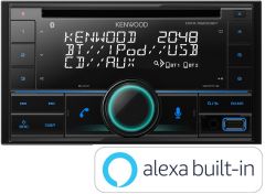 Kenwood DPX-5200BT Bluetooth iPHONE/ANDROID Alexa Spotify App Link Variable Illumination.
