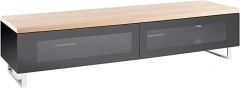 Techlink Panorama 160 DUAL Sided Top ((Light Oak or Grey Oak) all  in One Stand