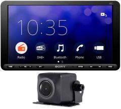 Sony XAV-AX8150 8.95 inch Resistive Touch Screen Floating Display DAB FM Radio Bluetooth Car Play • Android Auto Reverse Camera